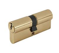 Yale Locks X6 Kitemarked - Cilindro europeo 40 x 50 (100 mm), in ottone lucido