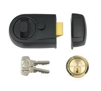 Yale Locks Y3 Nightlatch Modern 60Mm Backset Finitura Nera Visi YALY3BLPB60