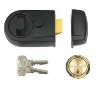 Yale Locks Y3 Nightlatch Modern 60Mm Backset Finitura Nera Visi YALY3BLPB60