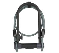 Yale Lucchetto ad Arco Alta Sicurezza con Cavo YUL2C/13/230/1 Acciaio Tem 230 mm