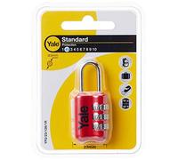 YE YP2231281R - Lucchetto a combinazione, acciaio, 3 file di numeri, 23 mm