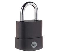 Yale Lucchetto di massima sicurezza resistente agli agenti atmosferici Y227B/45/122/1 corpo 45mm, arco in acciao al boro, 3 chiavi