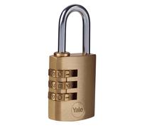 Yale Lucchetto in ottone a combinazione Y150B/30/125/1 corpo 30mm, arco in 30mm