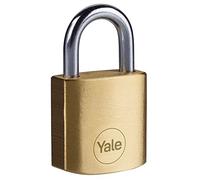 Yale Lucchetto in ottone Y110B/25/113/1 corpo 25mm, arco in acciaio, 3 chiavi