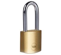 Yale Y110B/30/132/1/B Lucchetto di sicurezza in ottone, 30 mm Arco Largo