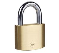 Yale Lucchetto in ottone Y110B/70/137/1 corpo 70mm, arco in acciaio, 3 chiavi