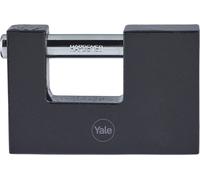 Yale Lucchetto rettangolare Y113BL/90/119/1 nero, corpo 90mm, corpo in ferro