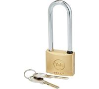 YALE LUCCHETTO OTTONE AD ARCO LUNGO 113 - - mm.40 (1130040) - - pz 3