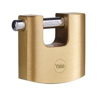 Yale Lucchetto Rettangolare in Ottone 60 mm Luchetto corazzato in ottone 1 pezzo