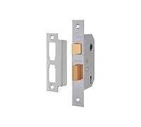 Yale Serratura a mortasa P-M246-CH-76, 2 leve, finitura cromata, 76 mm