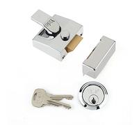 YALE P-85-DMG-SC-40 Deadlocking Nightlatch Alta Sicurezza con Deadlock Automatico, Finitura cromata, 40 mm