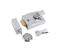 Yale P-89-SC-SC-60 - Serratura Nightlatch - 40 mm - Finitura cromata - Alta sicurezza con deadlock automatico