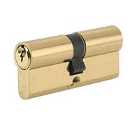 Yale P-ED4050-PB Doppio Cilindro Europeo, 3 Chiavi in Dotazione, Sicurezza Standard, imballato Visi, Adatto a Tutti i Tipi di Porte, Ottone Lucido, 40:10:50 (100 mm)