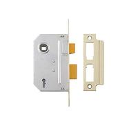 Yale Locks PM320 3 Leva Della Serratura A Ottone Lucidato 65mm 2.5in YALPM320PB2