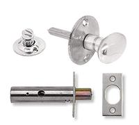 Yale P-M44T-CH - Chiavistello di sicurezza per porta con nottolino, standard di sicurezza, Visi, adatto per porte a battente e in legno, cromato, confezione da 1