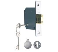 YALE P-M552-CH-78 Mortasa a 5 Leve, Alta Sicurezza, Cromato Lucido, 3 Inch/76 mm
