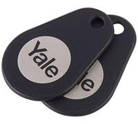 Yale P-YD-01-CON-RFIDT-BL Smart Door Lock Key Tags, Nero, Taglia unica, Set di 2 Pezzi