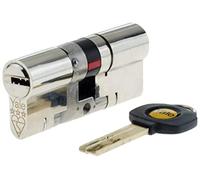 YALE YS3-3535N Anti-Snap 3 Star Euro Doppio Cilindro, Alta Sicurezza, 35 (70mm), Finitura in Nichel