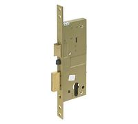 Serratura legno infilare elettrica 58100 yale b.q ott. satinato f.mm 22 f.sagom
