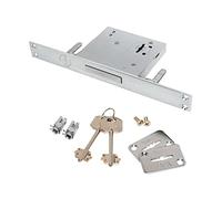 Yale Serratura a chiave Doppia Mappa a tre punti di chiusura per inferriate e cancelletti a fascia con 2 mandate entrata 60mm
