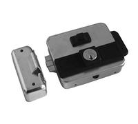YALE Serratura elettrica da applicare Multipla Corni pulsante/cilindro FIX/FIX zincata