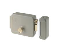 Yale Serratura elettrica da applicare per cancelli Y6800070105 destra, acciaio zincato, entrata 70 mm