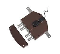 Yale Serratura elettrica da applicare Art. 682 Dx – triplice, cilindro 80 mm, 8/12V, 3 chiavi