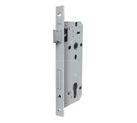 Yale Serratura per porte in legno Y52X00400S2 nickel satinato, bordi quadri, entrata 40 mm