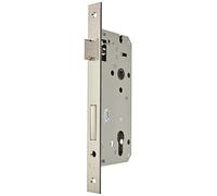 Yale Serratura per porte in legno Y52X00500S2 nickel satinato, bordi quadri, entrata 50 mm