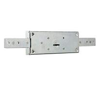 Yale Serratura per serrande avvolgibili Y9B68015 acciaio zincato, con chiave a doppia mappa, cassa 157x56