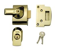 Yale Serrature BS2 con Blocca Scrocco Standard Inglesi 40mm Interasse Brasslux