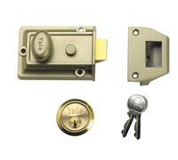 Yale Serrature P77 Tradizionale Nightlatch 60mm Interasse Nickel Ottone Finitura