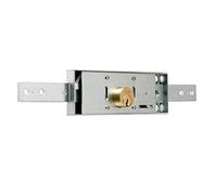 Yale Serrature per serrande Y9B58215 acciaio zincato, cassa 115x55, chiusura coppia a chiavi unificate