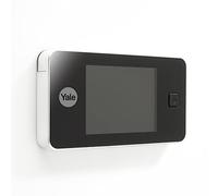 Yale Spioncino Elettronico Digitale 45-0500-1432-00-50-01, Bianco, Visualizzazione dal Vivo , Telecamera di Alta Qualità, Angolo di Visione 105°, Sostituisce lo Spioncino Meccanico della Porta