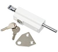 Yale YALP124WE Blocco di Sicurezza, Bianco, P-124 Door Pushbolt