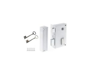 Yale YAV37G - Serratura frontalino verticale con follower, 2 chiavi, versione sinistra - per Griglia e Cancello