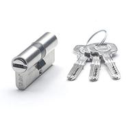 Yale YL63030HNLC Cilindro di Sicurezza Standard YL6 Nichelato 30 x 30 mm Chiave - Chiave a camma corta