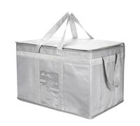 Yalin XXXL Grande borsa termica isolata, in polistirolo, per mantenere il cibo caldo o freddo, borsa riutilizzabile con doppia cerniera per la spesa, 58,4 cm L x 38,1 cm H x 35,6 cm W