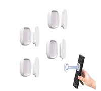 YALiya Supporto Magnetico Telecomando Super Forte, 4 Pezzi Magnetico Senza Fori Porta Telecomando da Muro, telecomando Magnetico Staffe, Universale per TV e Condizionatori