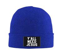 Y'All Need Jesus Donna Uomo Berretto Beanie in Maglia Sportivo Beanie Cappello Comodo Skull cap per Corsa Calcio Moto