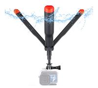 YALLSAME Bastone galleggiante per selfie per GoPro Hero 13 12 11 10 9 8 7 6 5 4 3 Mini Max Fusion Session, SJCAM, Akaso Action Camera, 4 in 1 subacqueo impermeabile palo monopiede impugnatura