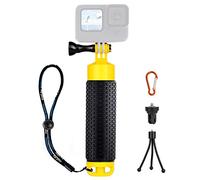 YALLSAME Gestore galleggiante per GoPro Hero 10 9 7 8 6 5 4 3 DJI OSMO SJCAM ACASO Action Camera con manico staccabile Treppiede Stand ideale per immersioni subacquee Snorkeling Nuoto Sport acquatici