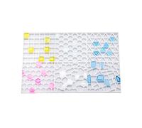 Yalulu Stampo in silicone per mosaico, pietre a mosaico in vetro, mosaico in resina epossidica, stampi in silicone