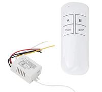 YAM-802 Interruttore per telecomando a 2 vie, 2 vie ON/OFF Interruttore per telecomando per trasmettitore ricevitore a parete wireless digitale 220V