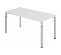 YAMA 16 S | Scrivania - 160x80 Grigio/Argento regolabile in altezza