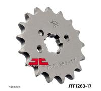 YAMAHA 125 YBR XT XTX XTR TZR SR RDLC - PIGNONE 17 DENTI / JTF1263.17
