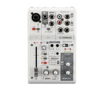 Yamaha AG03 MK2 W Mixer Live Streaming 3 Canali con Interfaccia Audio USB Bianco