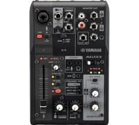 YAMAHA AG03MK2 Mixer a 3 Canali, Nero | Mixer per Streaming Live con Interfaccia Audio USB, per Windows, Mac, iOS e Android