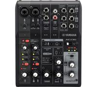 YAMAHA AG06 MK2 BLACK Mixer 6 Canali per Live Streaming con Scheda Audio Usb