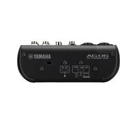 YAMAHA AG06MK2B Nero 6ch Live Streaming Mixer Interfaccia Audio USB Nuovo